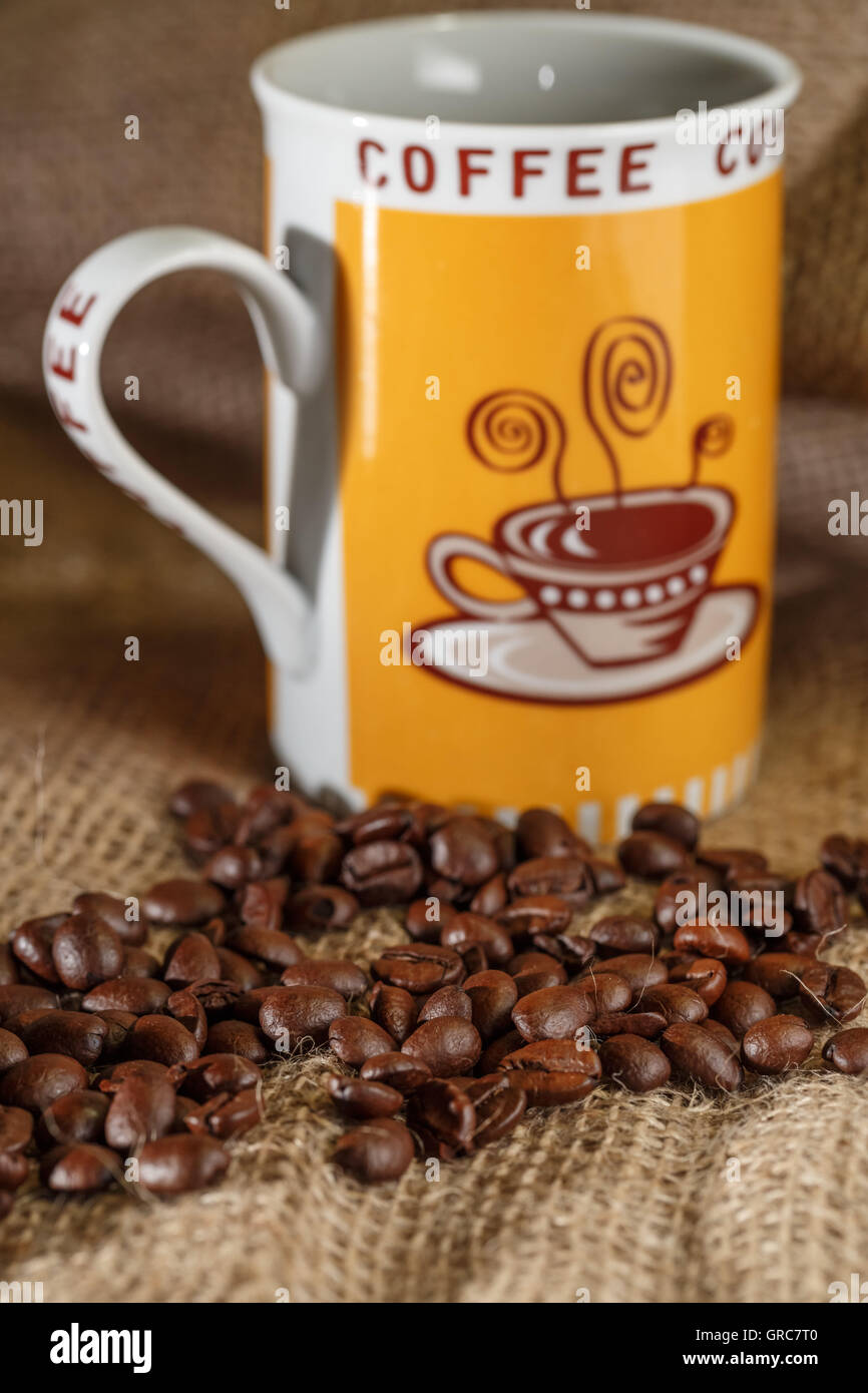 The Cup Of Coffee Stock Photo - Alamy