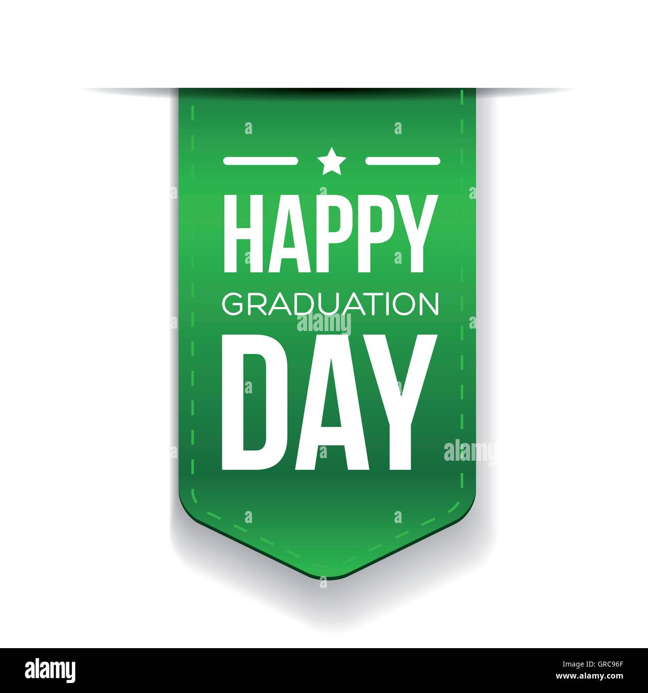 Happy graduation day ribbon Stock Vector Image & Art Alamy