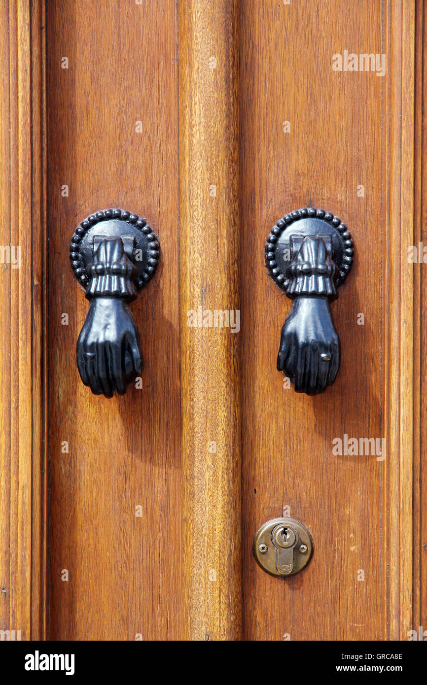 Deorated Entence Door Stock Photo