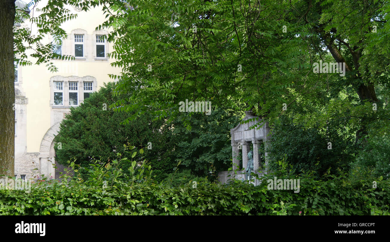 Nostalgic Alexandrinenbad In Coburg Stock Photo