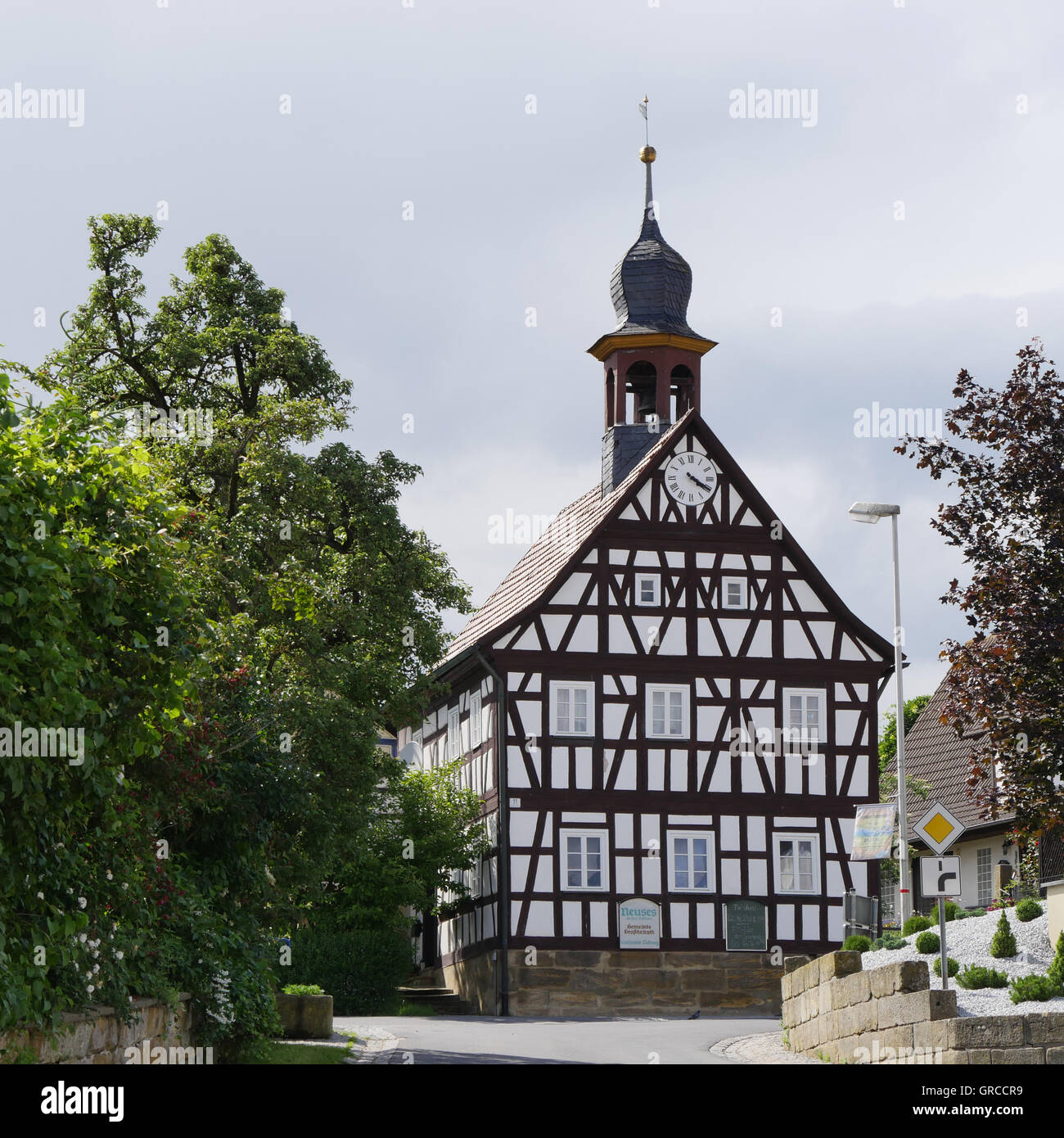 Old Town Hall In Neuses An Den Eichen, Grossheirath, Coburg County