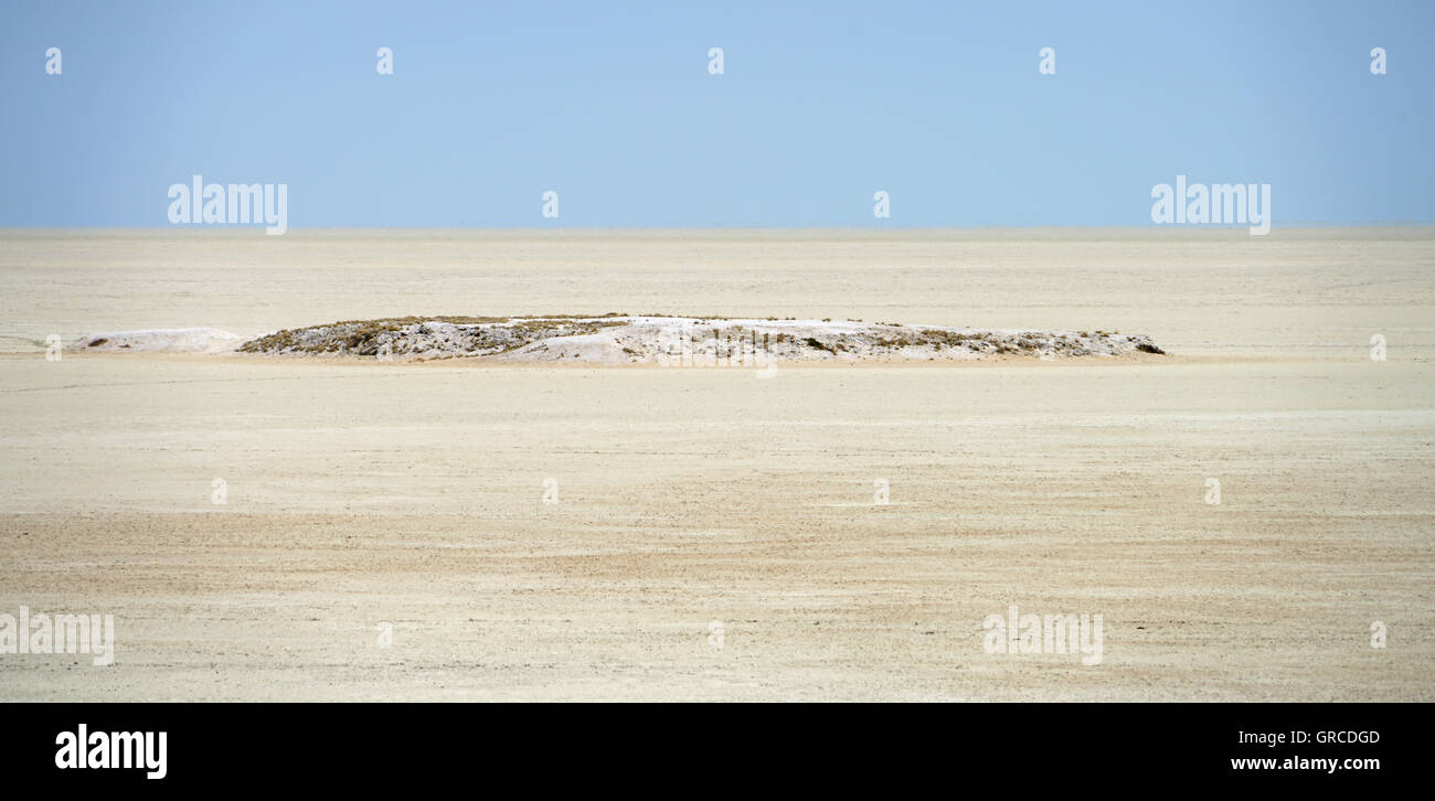 Dryness In Etosha Pan, Namibia Stock Photo