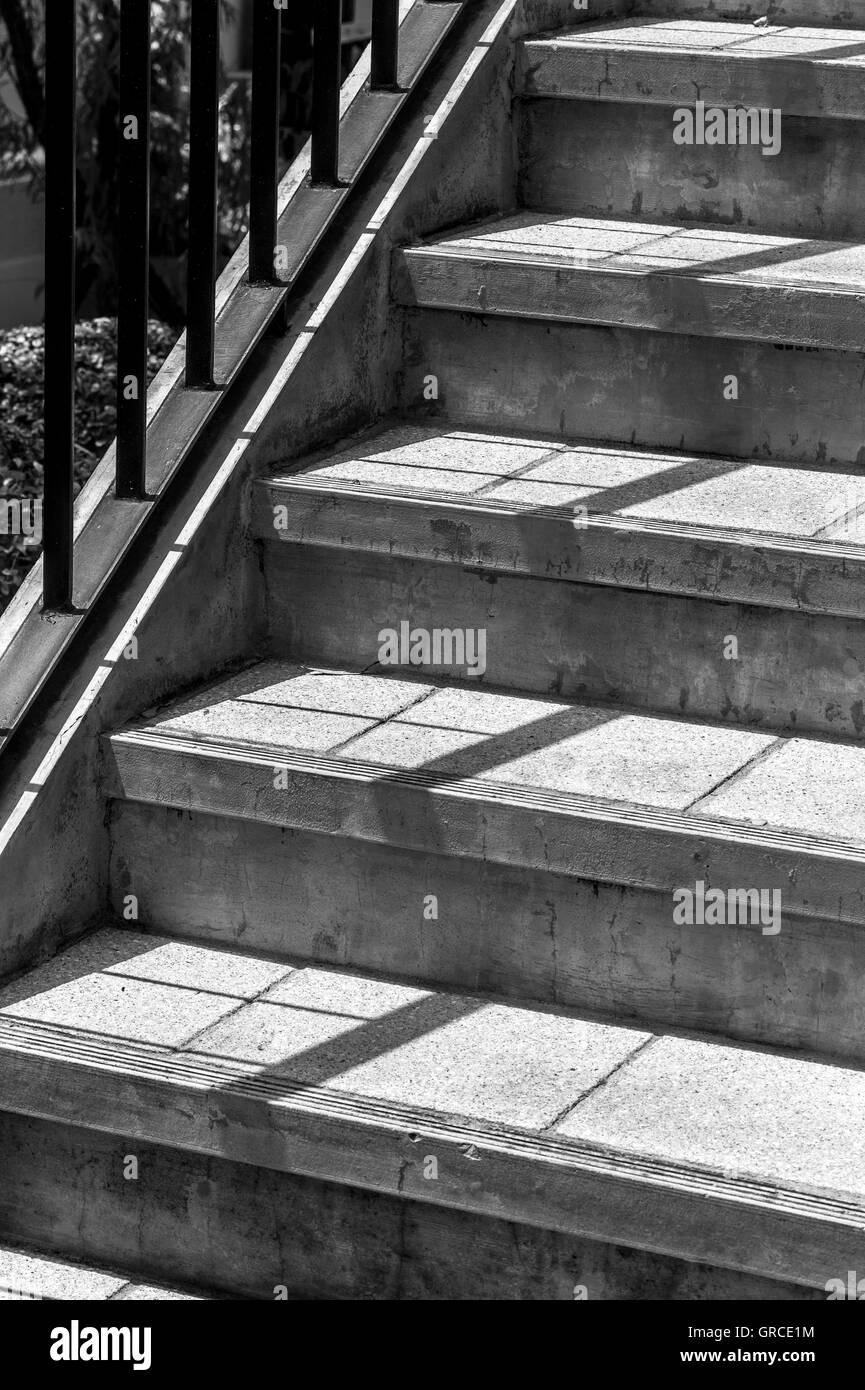 Steps stair Black and White Stock Photos & Images - Alamy