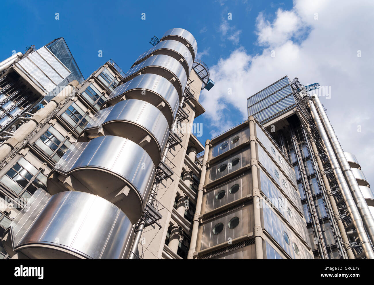 Lloyd's of London, Insurance Company, Modern Architecture in Central London, England Stock Photo