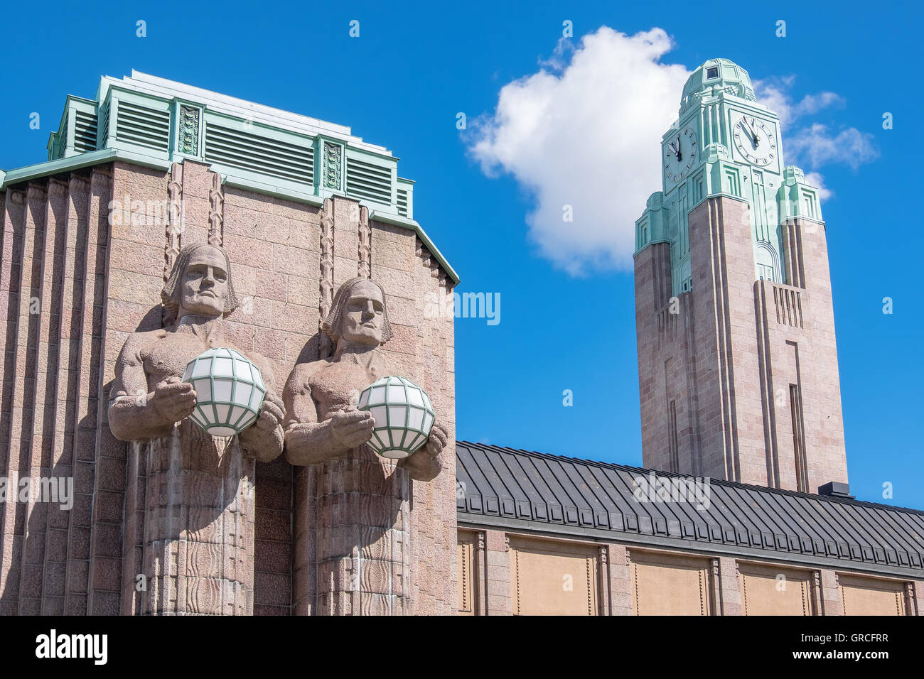 Main railway station. Helsinki, Finland Stock Photo