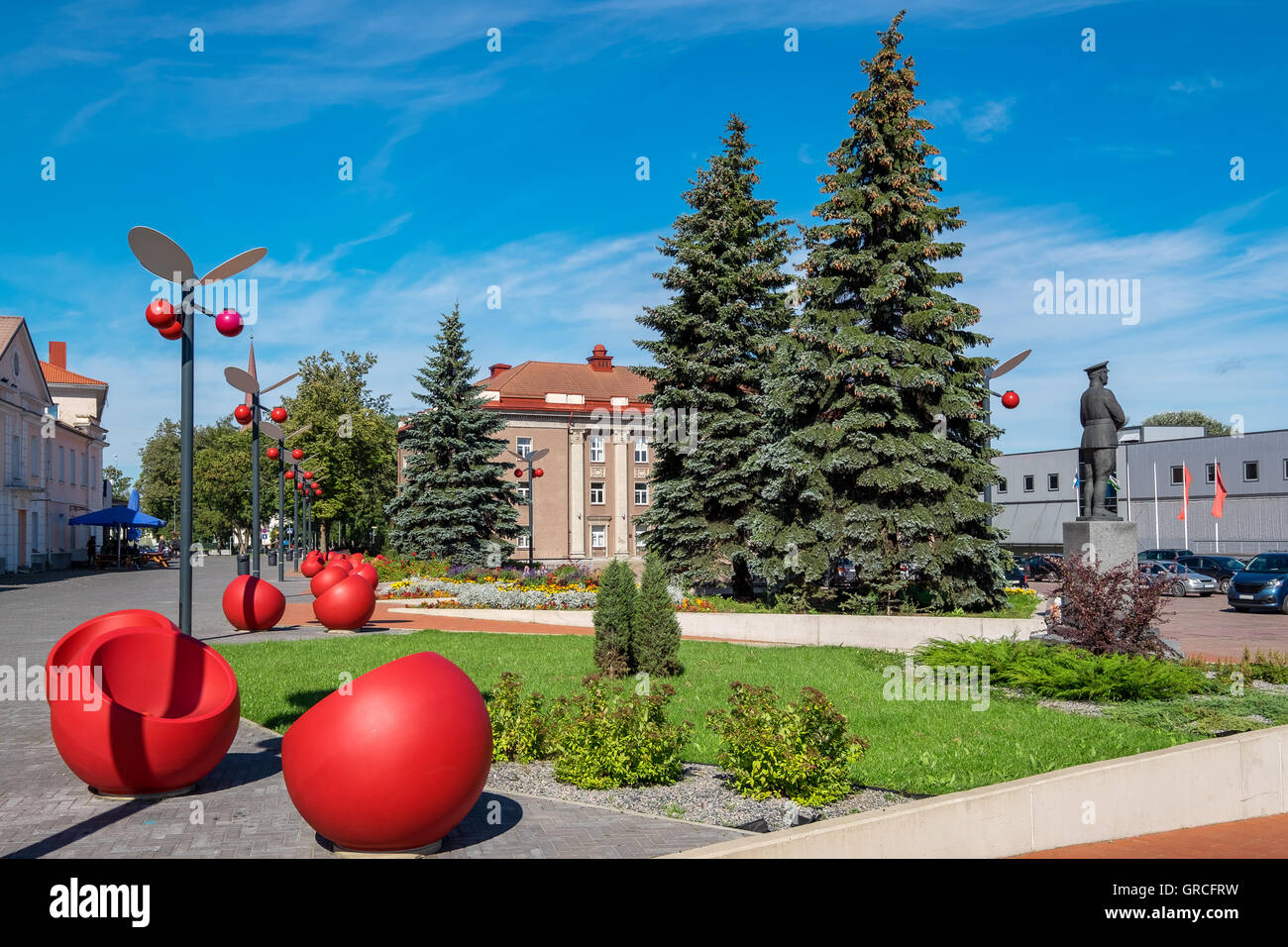 Jõhvi town. Estonia Stock Photo - Alamy