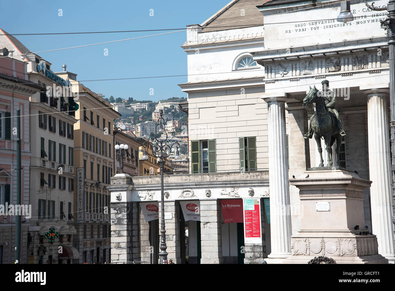 The Teatro Carlo Felice is the opera house of Genoa, Italy,used for