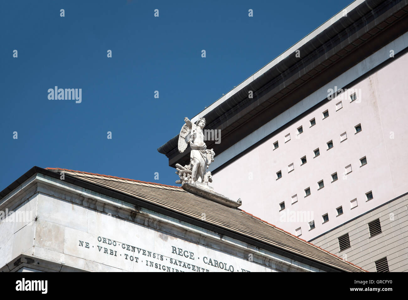 The Teatro Carlo Felice is the opera house of Genoa, Italy,used for