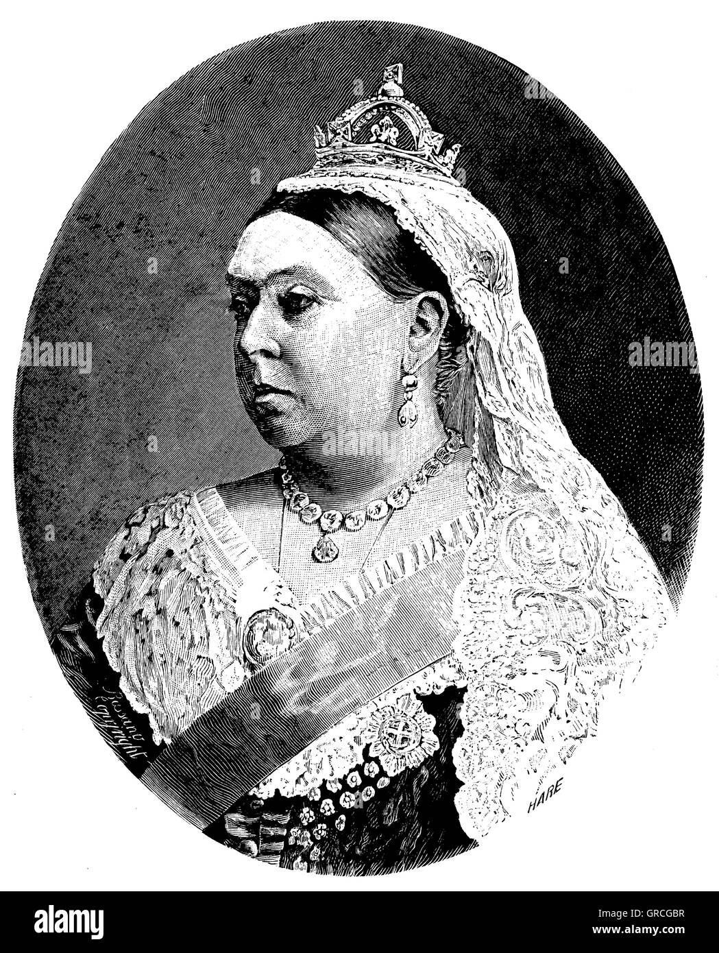 Queen Victoria Stock Photo
