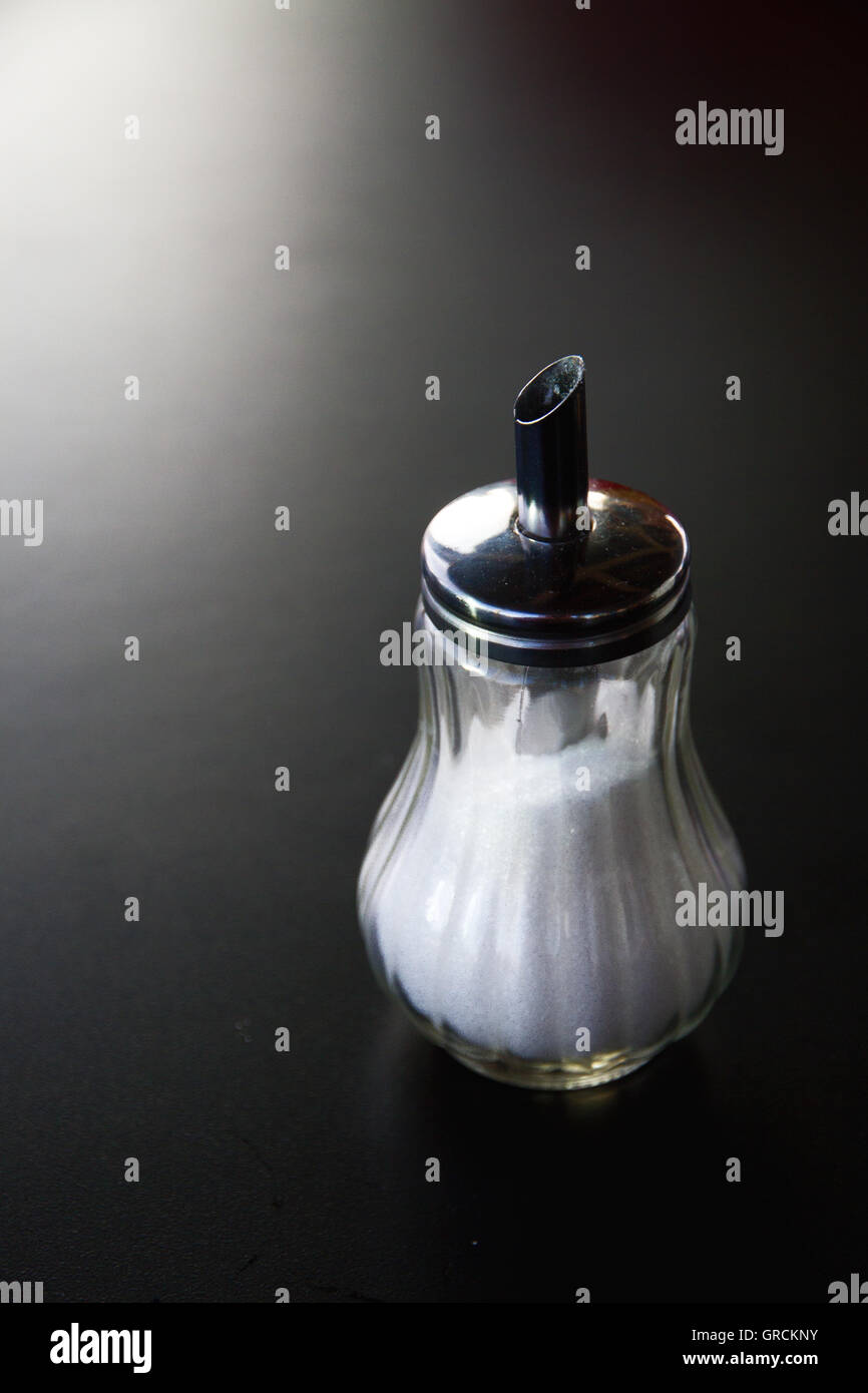 Sugar Shaker With Copy Space Stock Photo