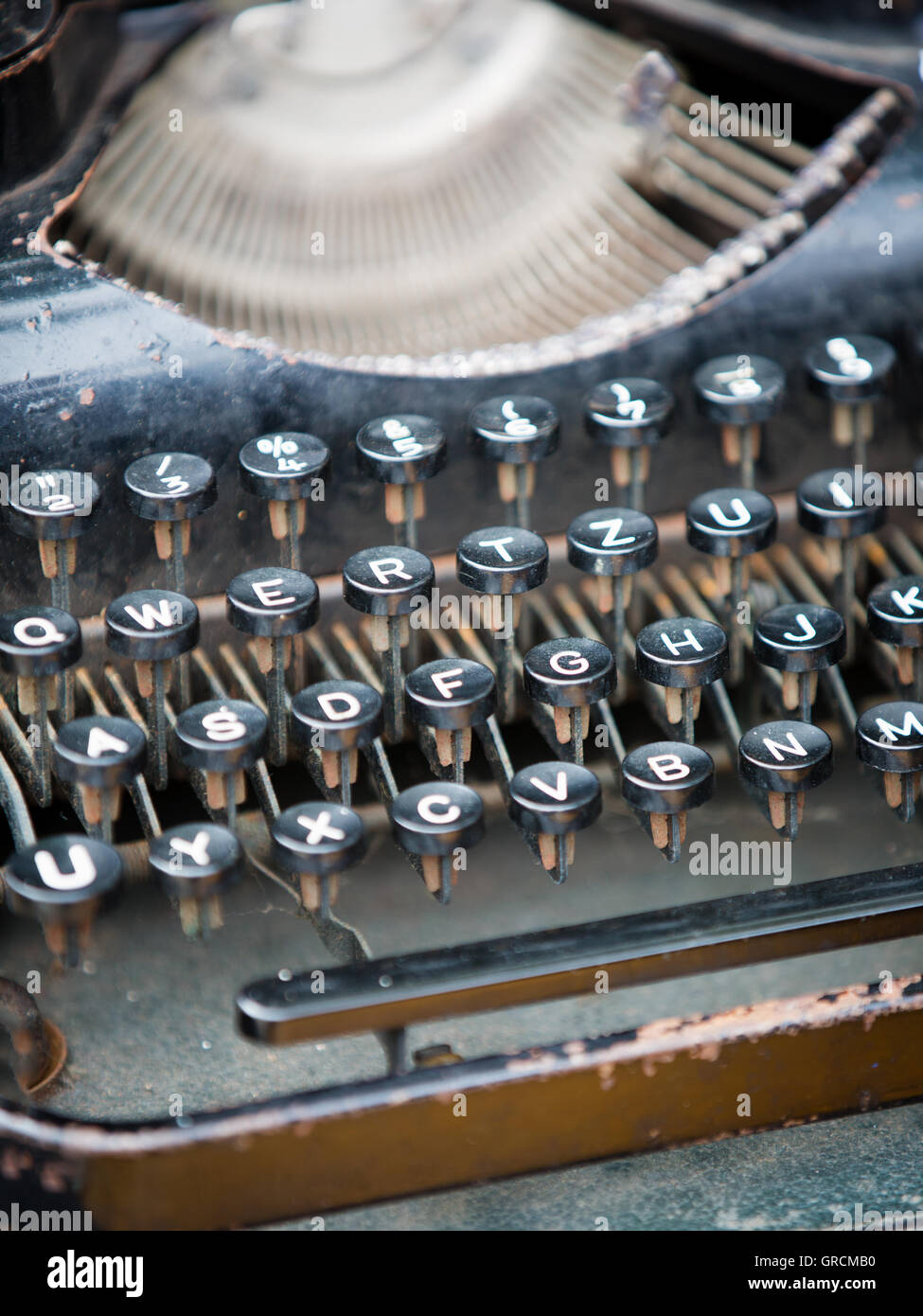 Old Typewriter Stock Photo