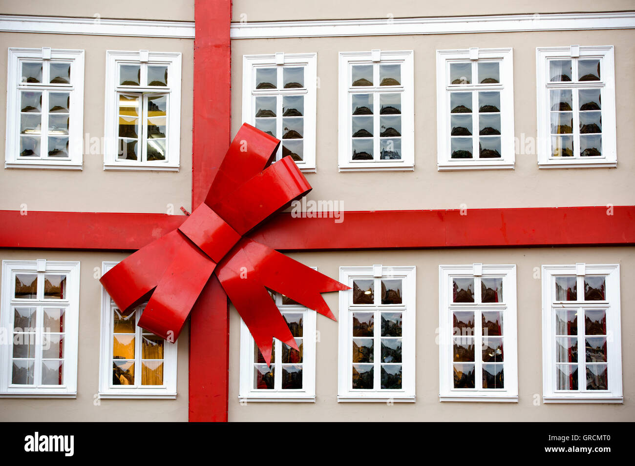 Decorated Property As A Gift Stock Photo