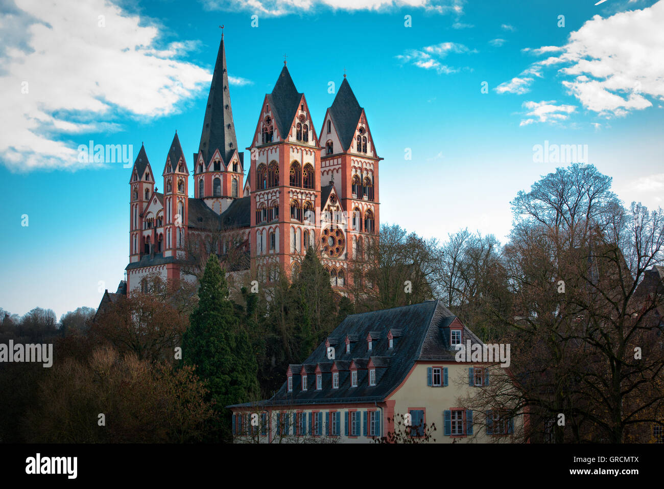 Limburg Cathedral Stock Photo