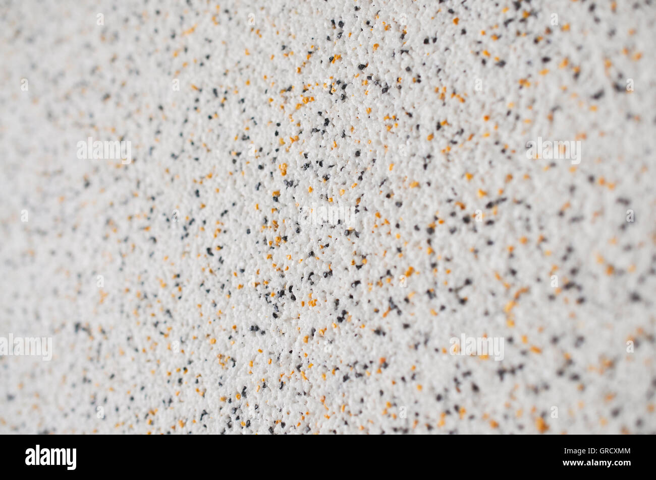 Stone Plaster In White, Brown And Black Stock Photo