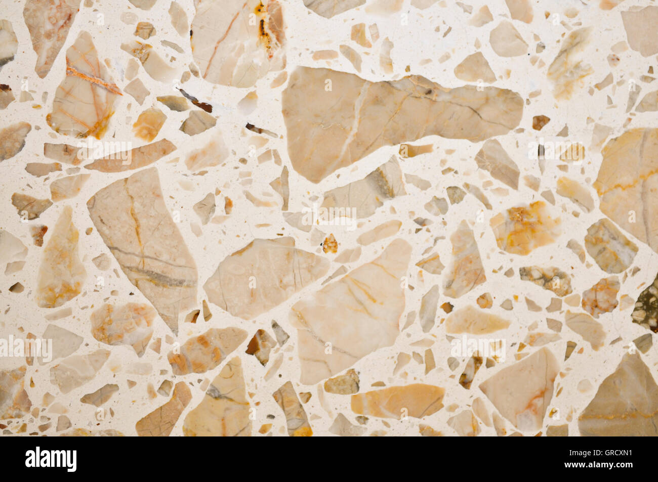 White Marble With Brown Stains Stock Photo Alamy