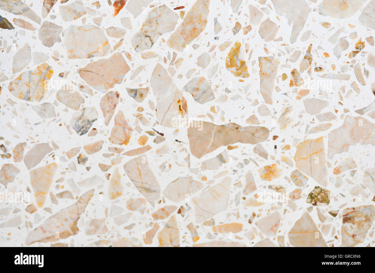 White Marble With Brown Stains Stock Photo Alamy