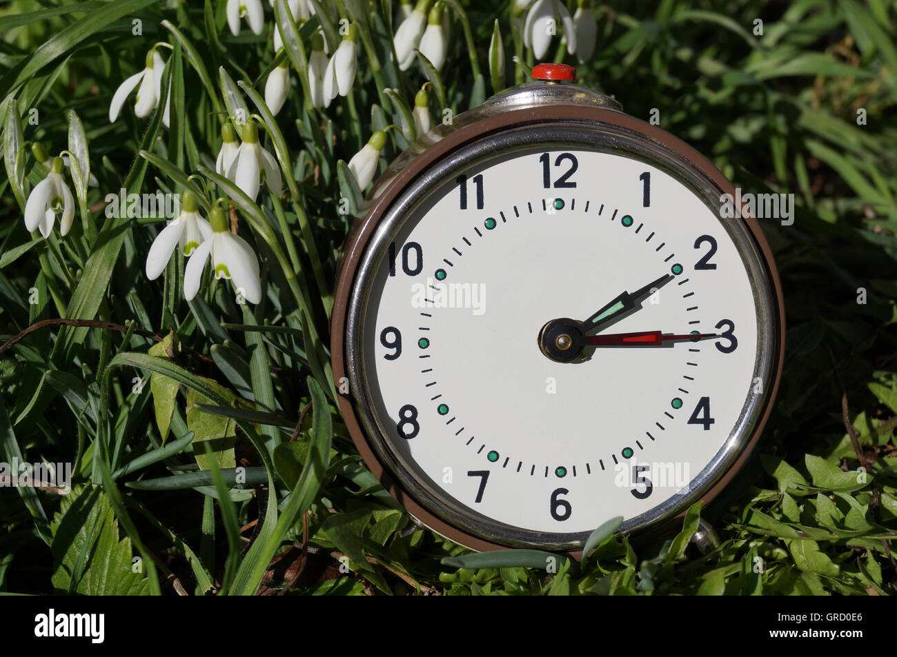 Clock Change, Daylight Saving Time, Symbol Stock Photo Alamy