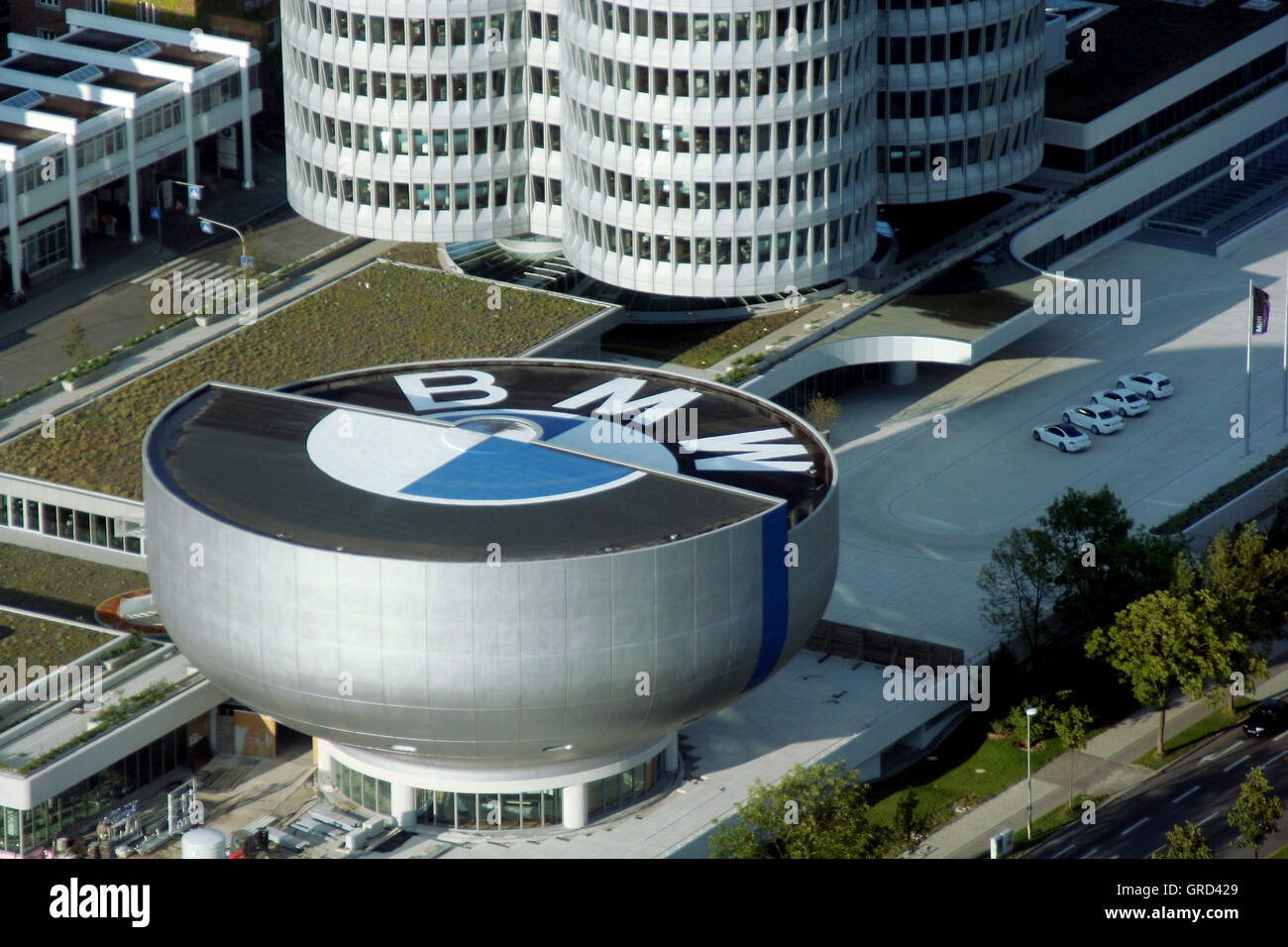 Headquarters Of The Automaker Bmw In Munich Stock Photo