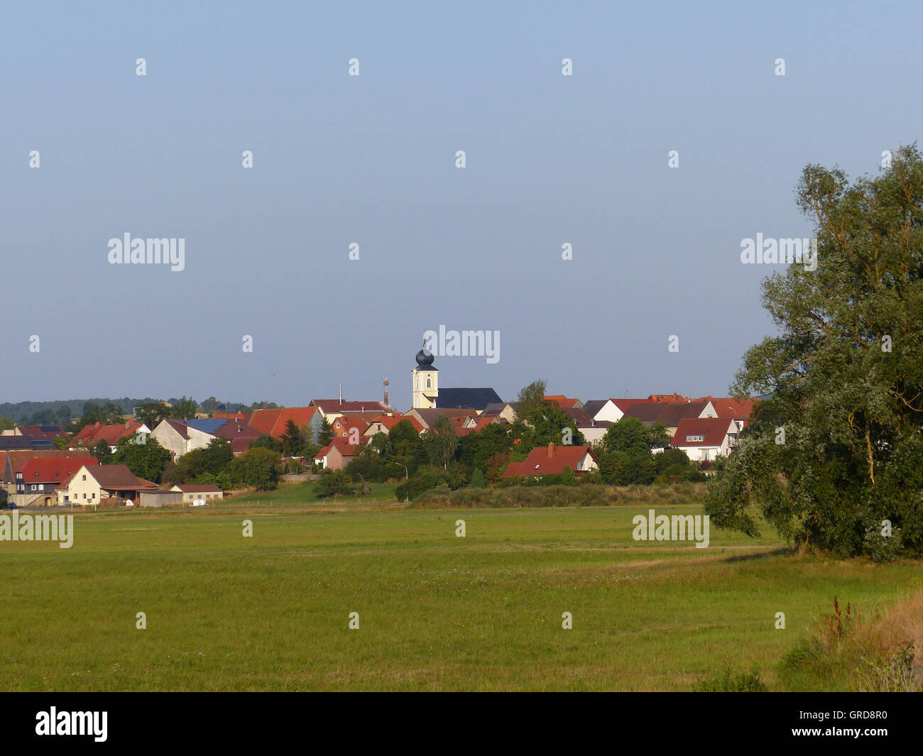 Kaltenbrunn, Idyllic Village In Upper Franconia Stock Photo