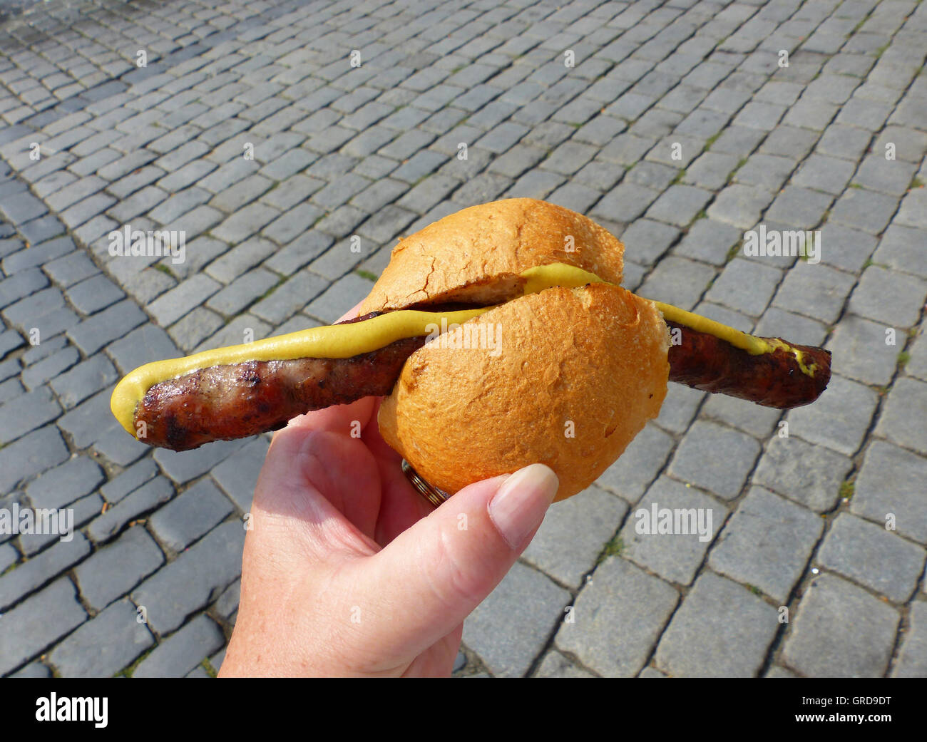 Bratwurst, Franconian Specialty Stock Photo