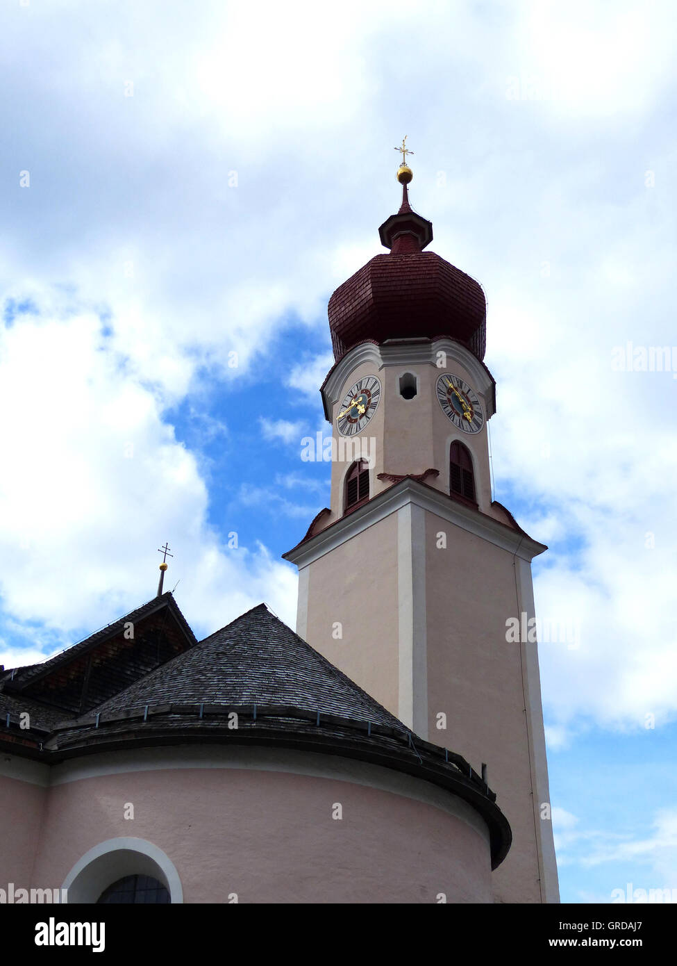 Church In Ehrwald, Tyrol Stock Photo