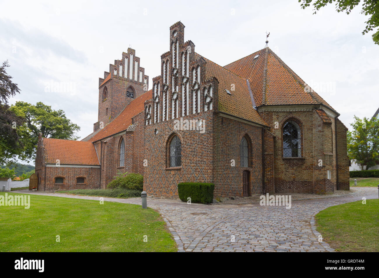 Vor Frue Church In The Town Of Vordingborg Zealand Denmark Stock Photo