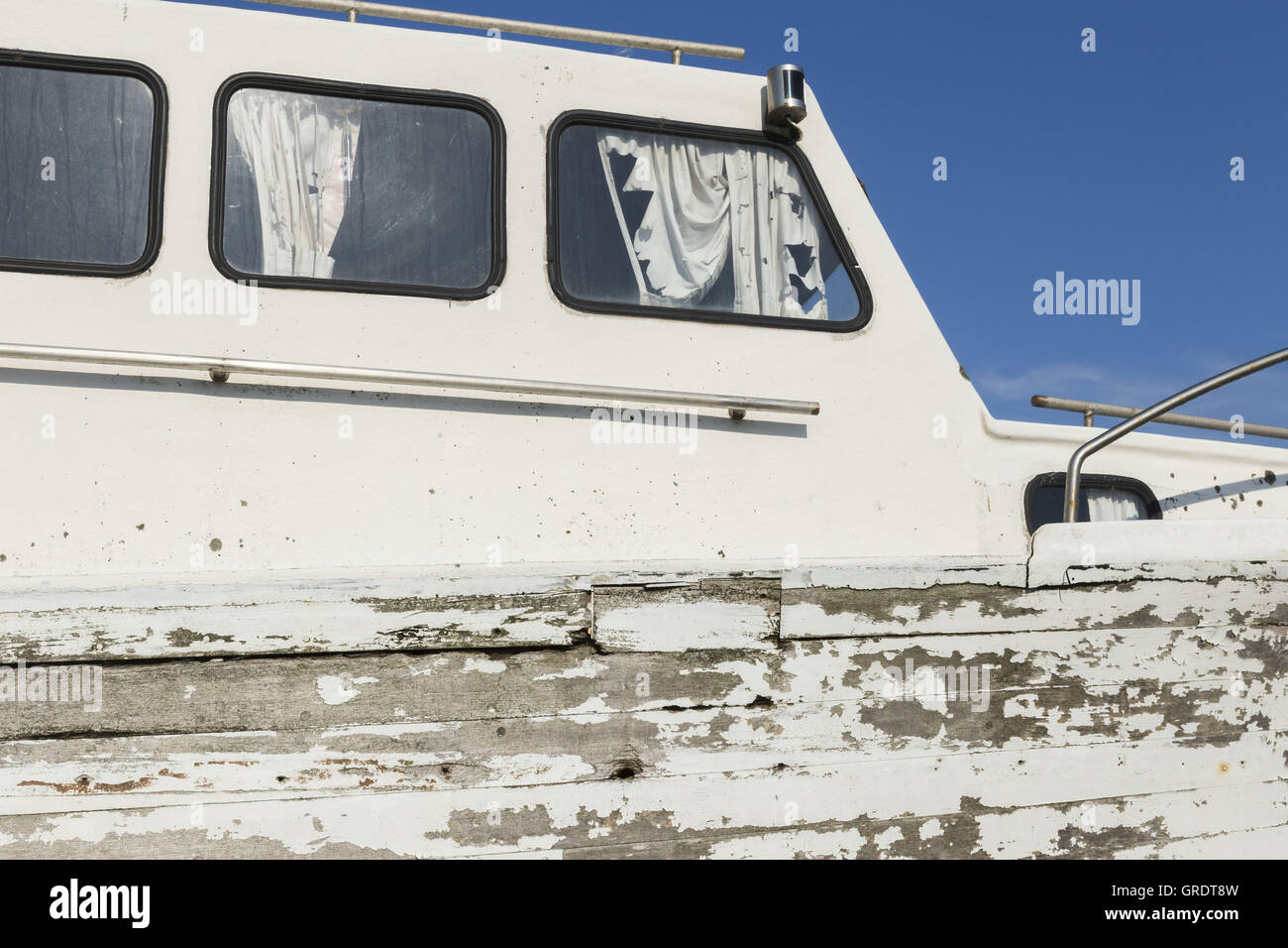 Broken Windows Curtains Stock Photos Broken Windows Curtains