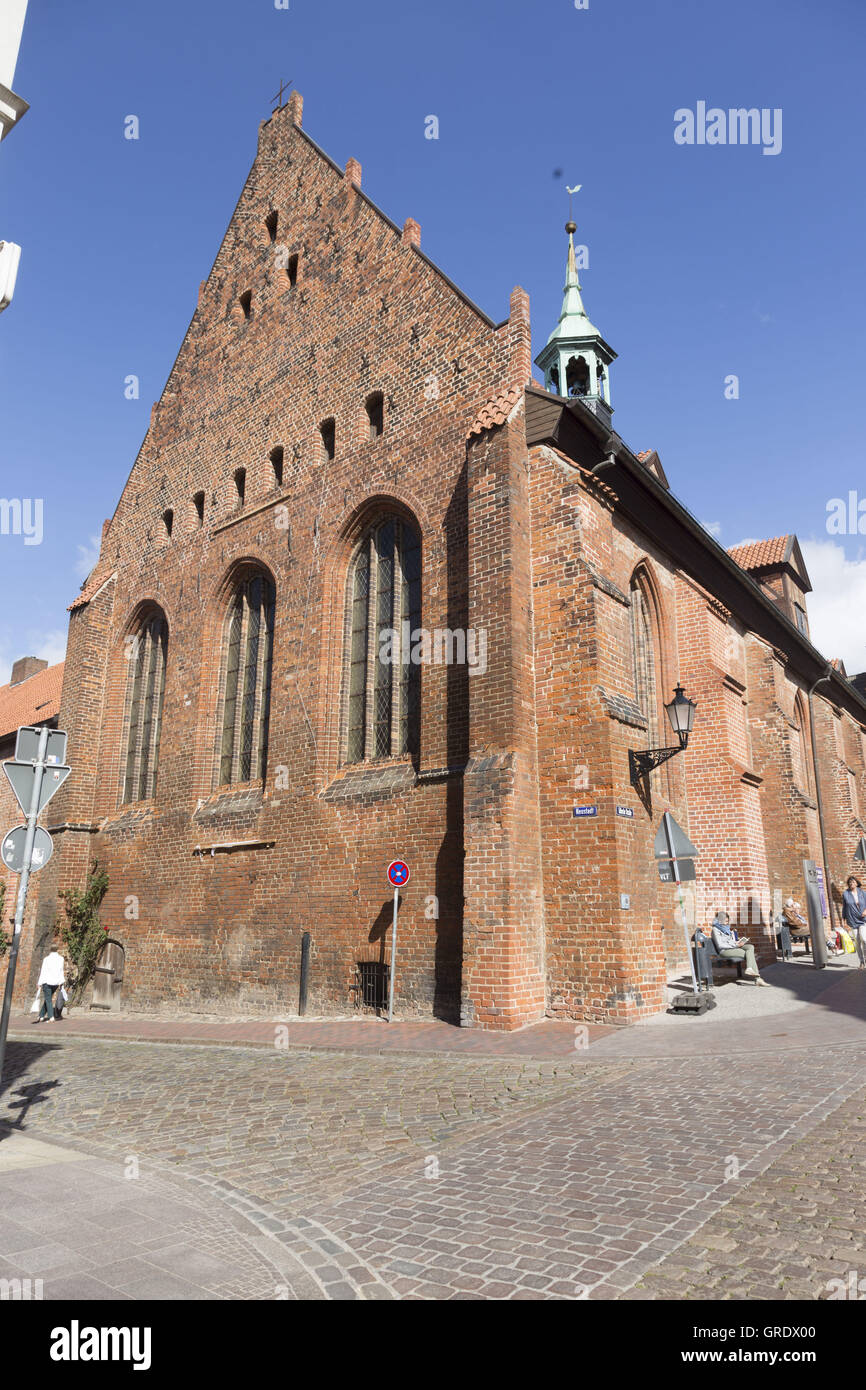 Heiligengeistkirche In Der Innenstadt Von Wismar Mecklenburg-Vorpommern Stock Photo