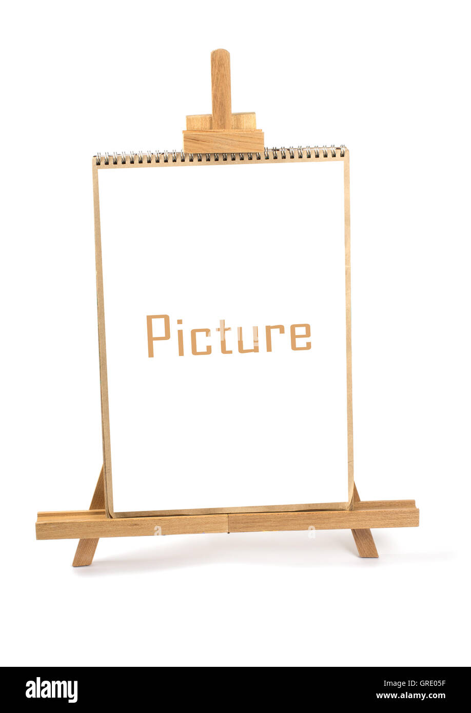 Artist easel and frame Stock Photo Alamy