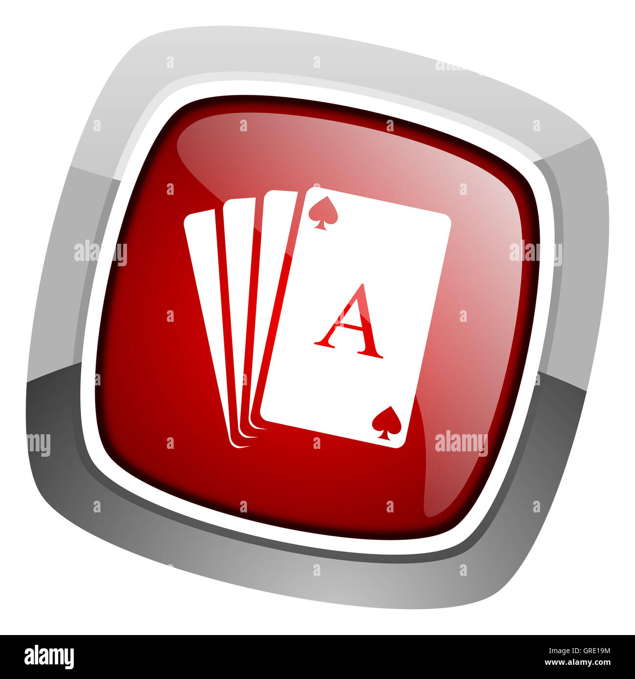 playing cards icon Stock Photo - Alamy