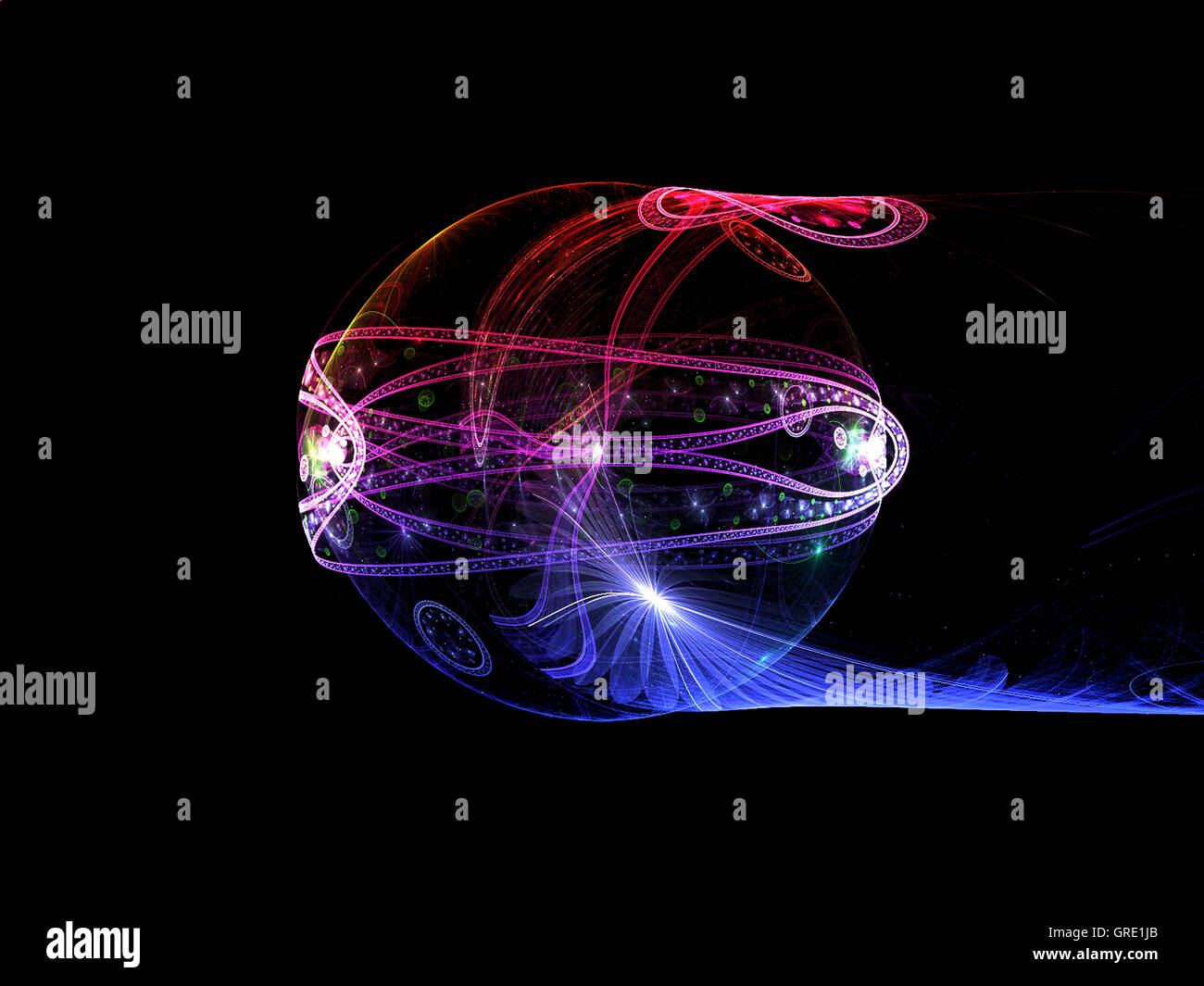 3d fractal illustration hi-res stock photography and images - Alamy