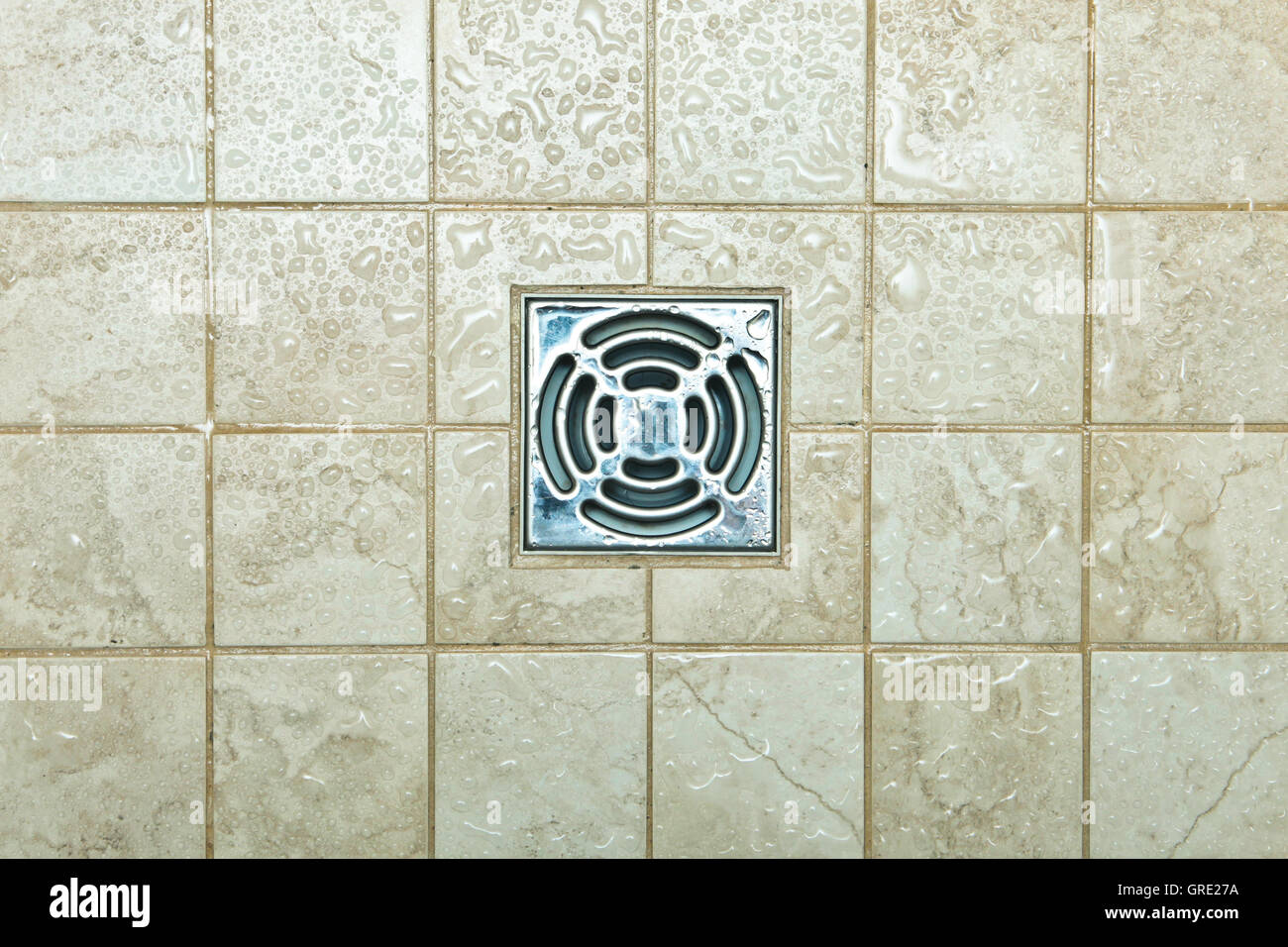 Drain hole Stock Photo