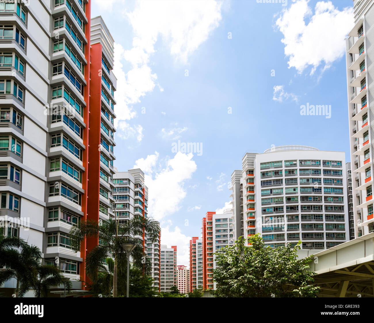 New Residential Estate Stock Photo - Alamy