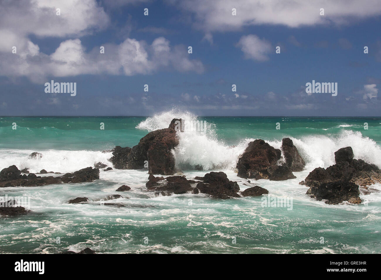 Rock formation in stormy hi-res stock photography and images - Alamy