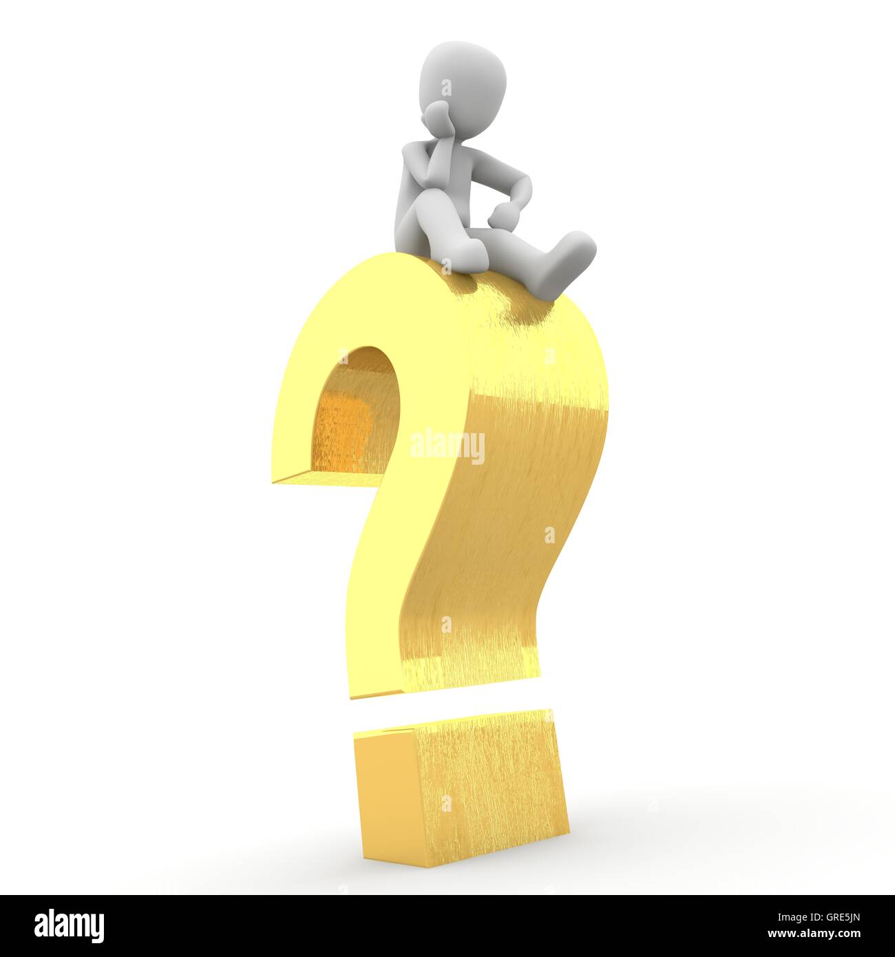 Golden Question Mark Drawing The golden question mark Stock Photo - Alamy