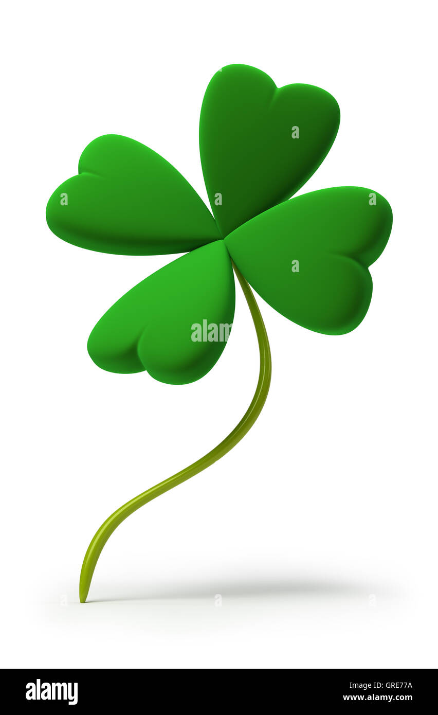 3d render four leaf clover hires stock photography and images