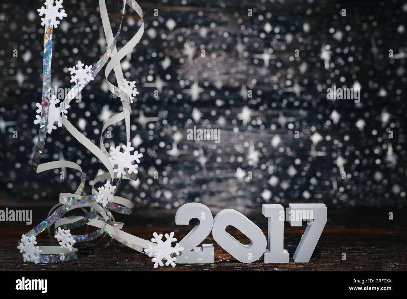 Happy New Year 2017 Stock Photo