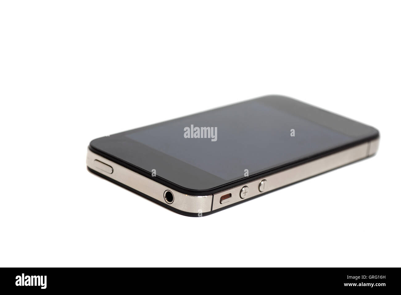 Smart phone isolated on white background Stock Photo - Alamy