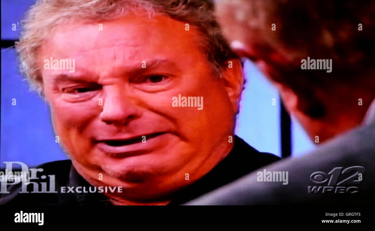Florida, USA. 7th Sep, 2016. In a screenshot of a television broadcast on WPEC Channel 12 Wednesday, September 7, 2016, Wade Harrouff, the father of Martin County double-murder suspect Austin Harrouff, speaks to Dr. Phil. © Bruce R. Bennett/The Palm Beach Post/ZUMA Wire/Alamy Live News Stock Photo