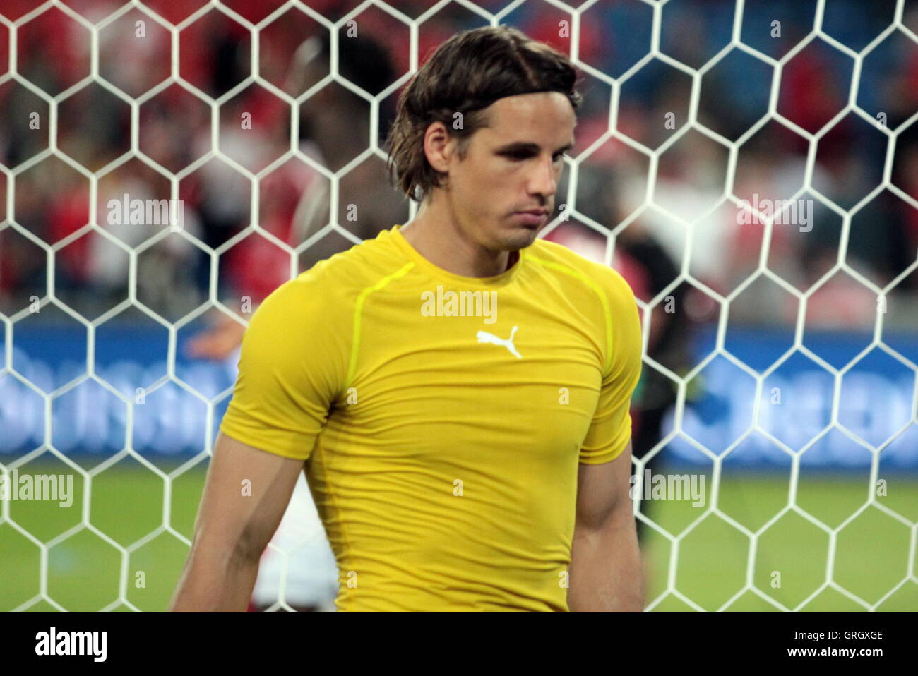 Basel, Switzerland. 6 September 2016 Yann Sommer in action during the qualifying match of the World Cup Group B Switzerland against Portugal at St Jakob Park in Basel, Switzerland Credit:  Laurent Lairys/Agence Locevaphotos/Alamy Live News Stock Photo