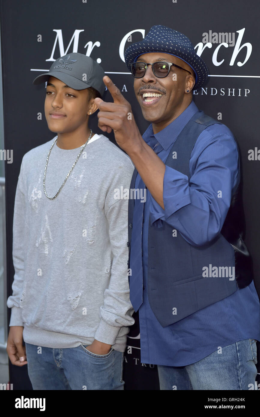 Los Angeles California 6th Sep 2016 Arsenio Hall And His Son