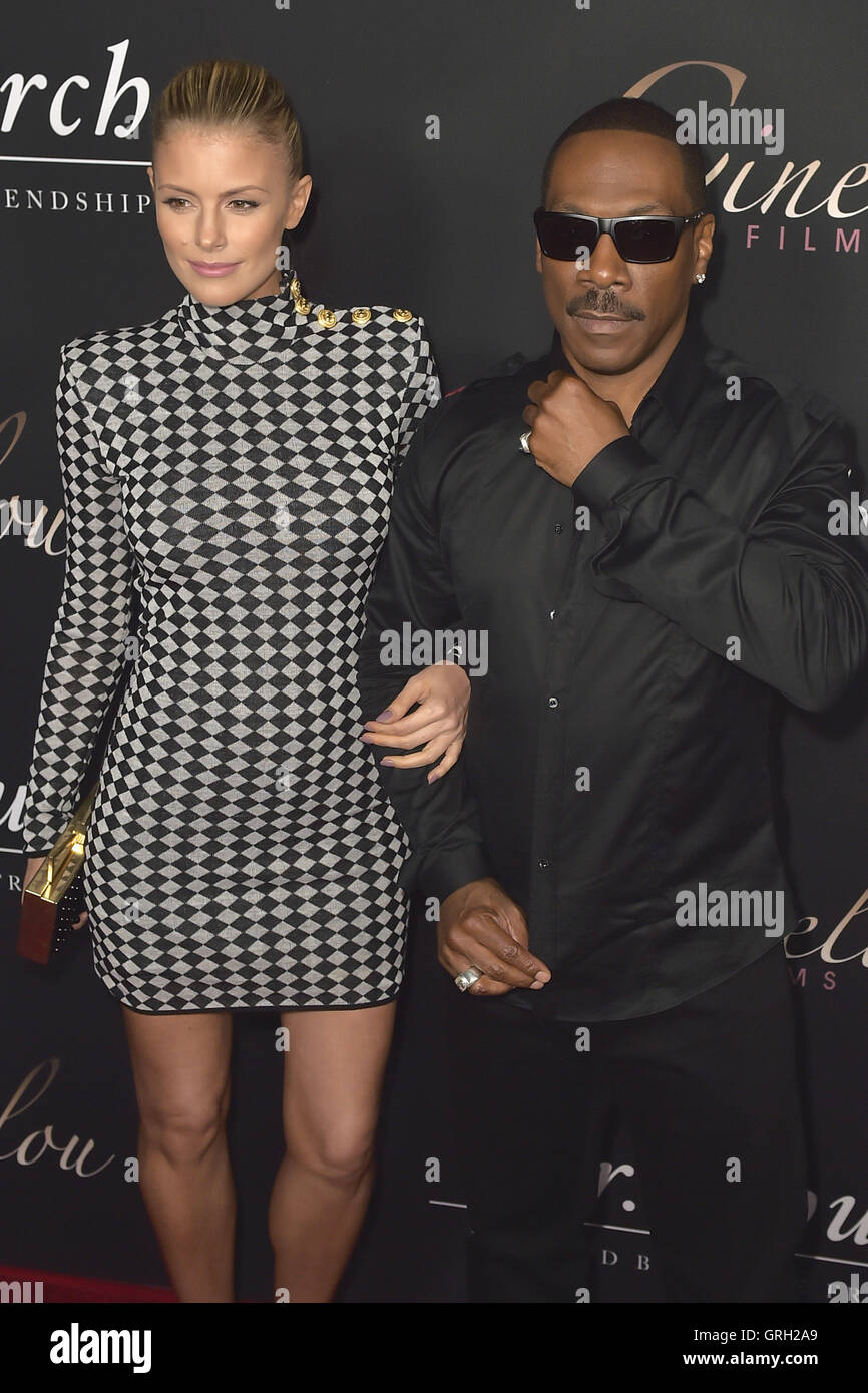 Los Angeles, California. 6th Sep, 2016. Paige Butcher and Eddie Murphy ...