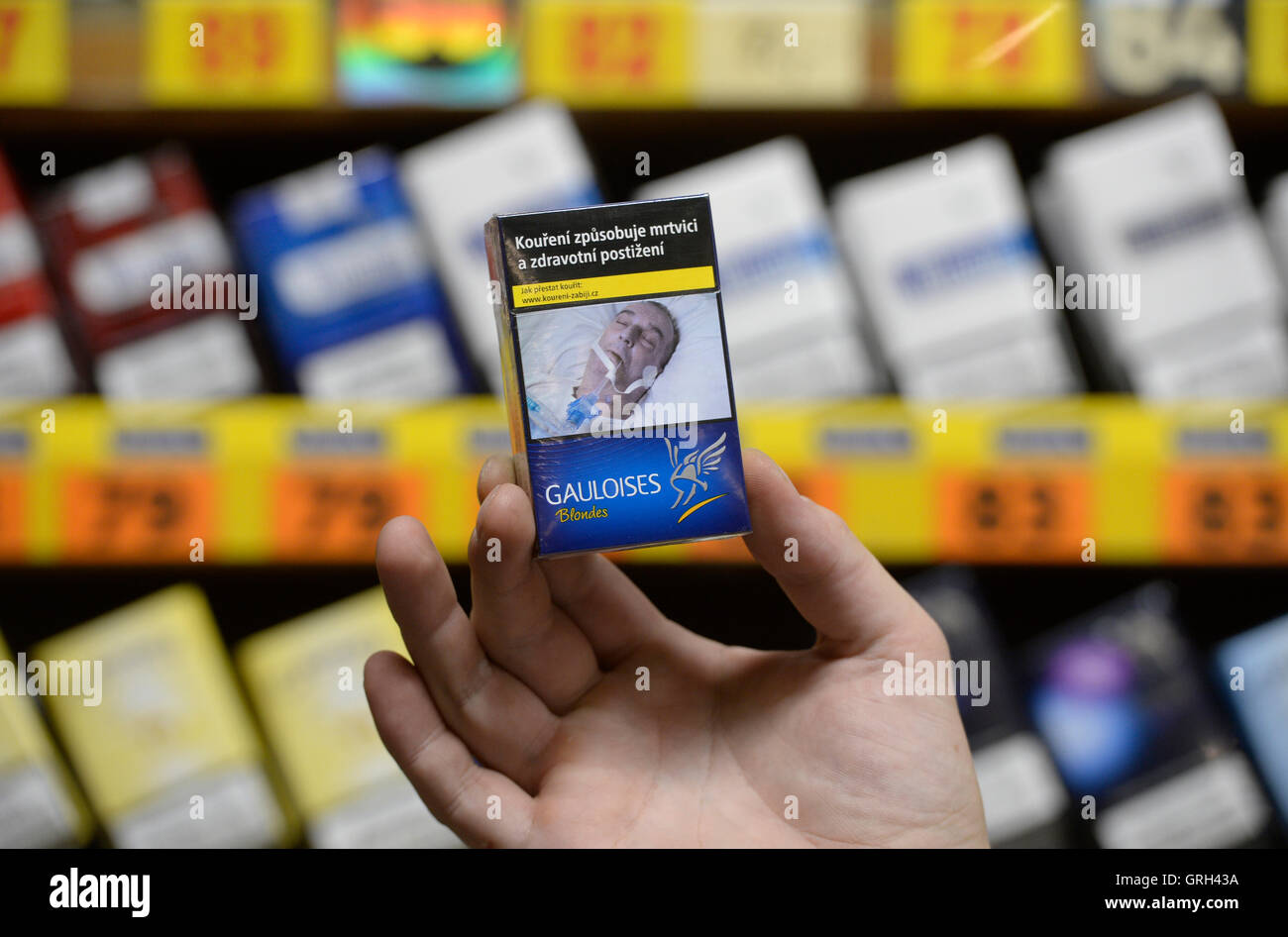 cigarettes price in prague Prague, Czech Republic. 08th Sep, 2016. September 7, 2016, the date from  which cigarette distributors will not be allowed to place on market  cigarettes without pictures presenting health damage caused by smoking