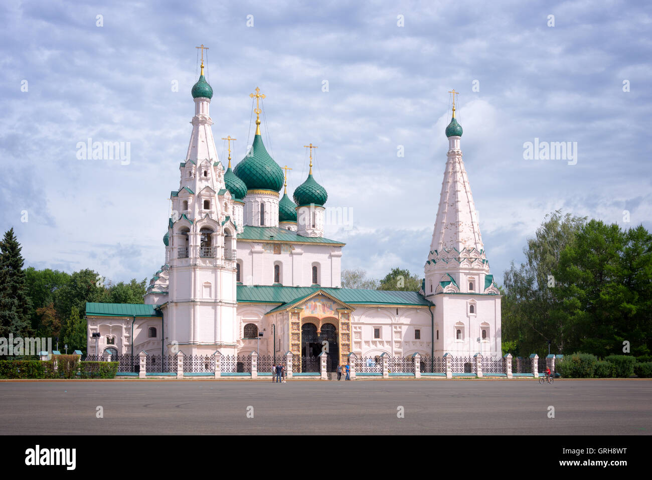 Church of Elijah the Prophet, Yaroslavl, Golden ring, Russia Stock Photo
