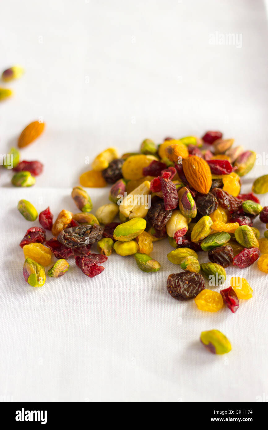 Dried fruit and nuts Stock Photo Alamy