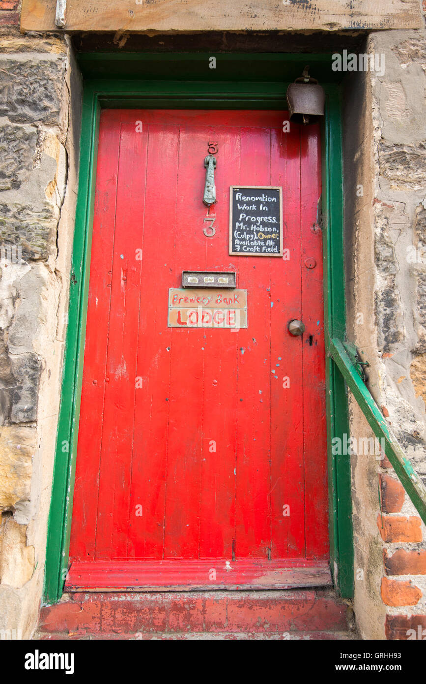 A derelict cottage in need of renovation in the village of Belford