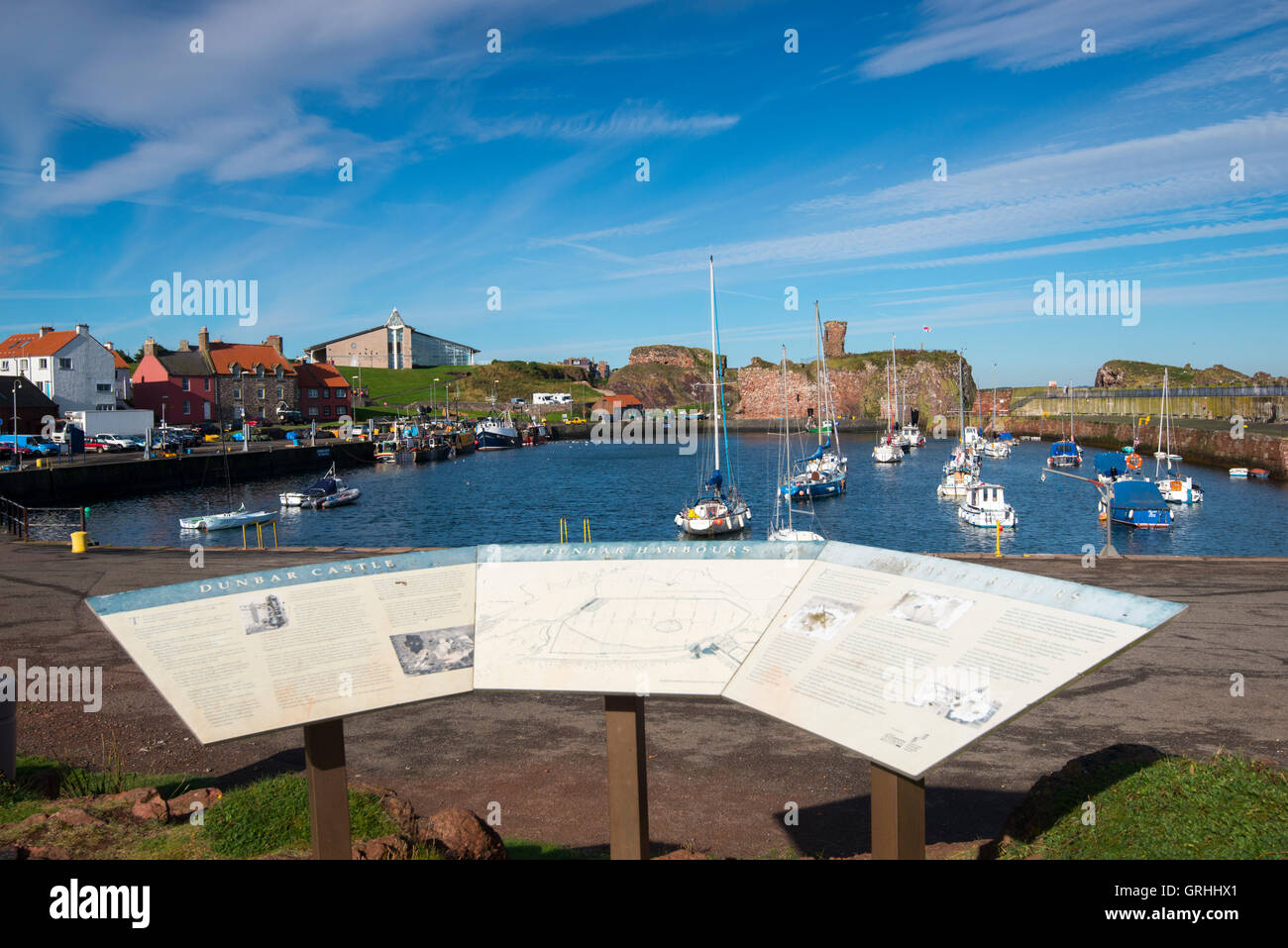 The harbour at Dunbar, East Lothian Scotland UK Stock Photo Alamy