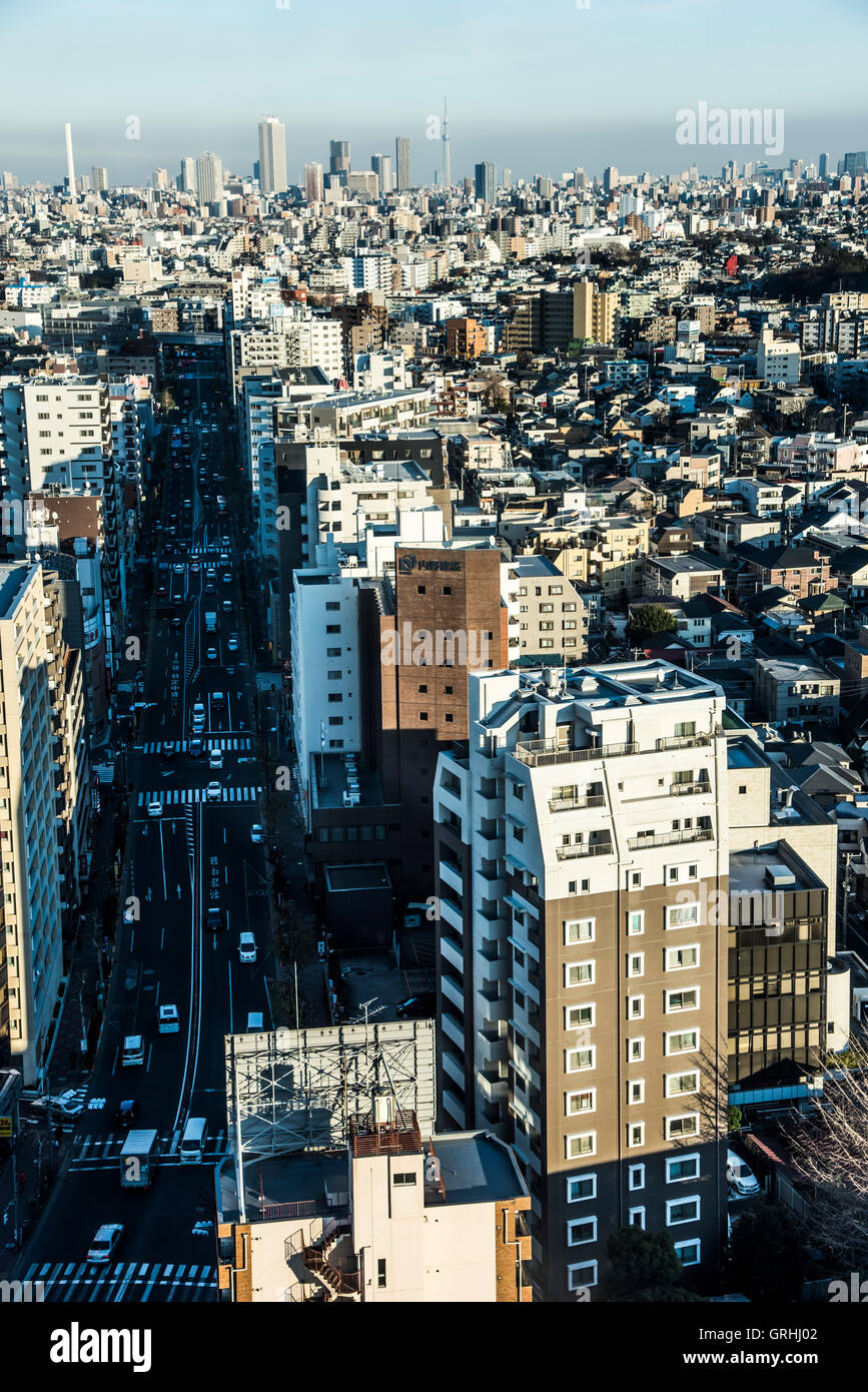 Tokyo Skytree, view from Nerima-Ku, Toyko, Japan Stock Photo