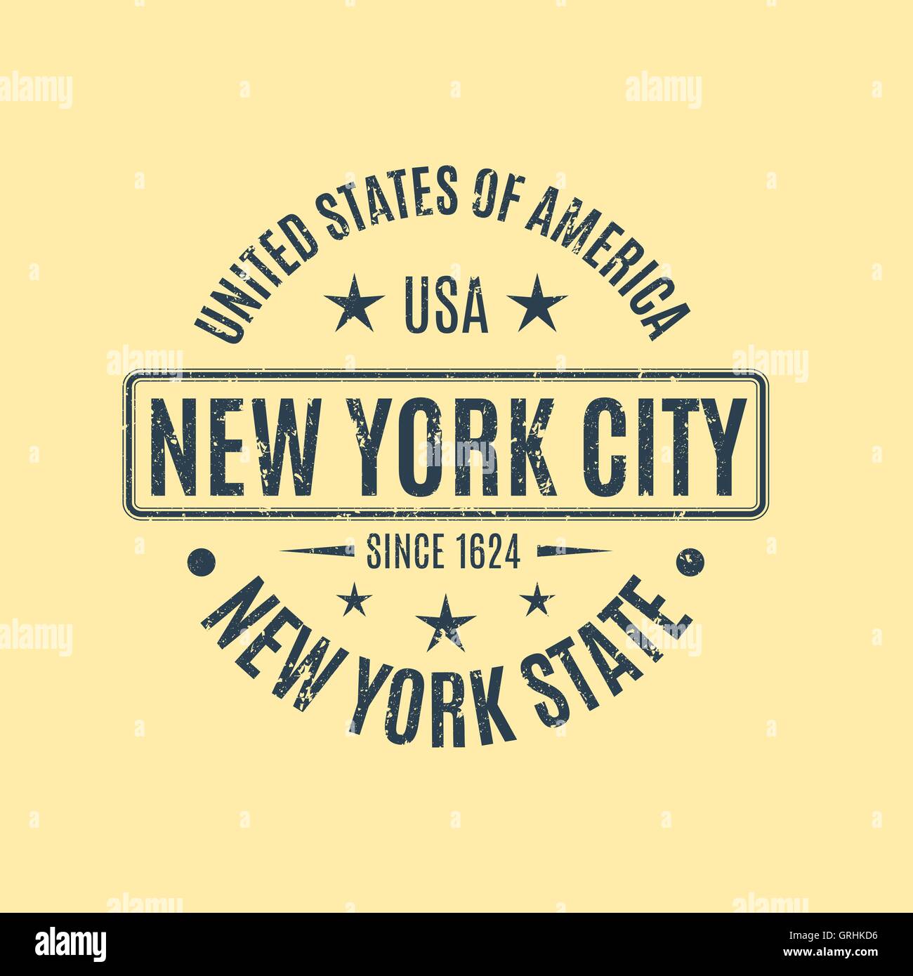 Rubber Stamp New York High Resolution Stock Photography and Images - Alamy