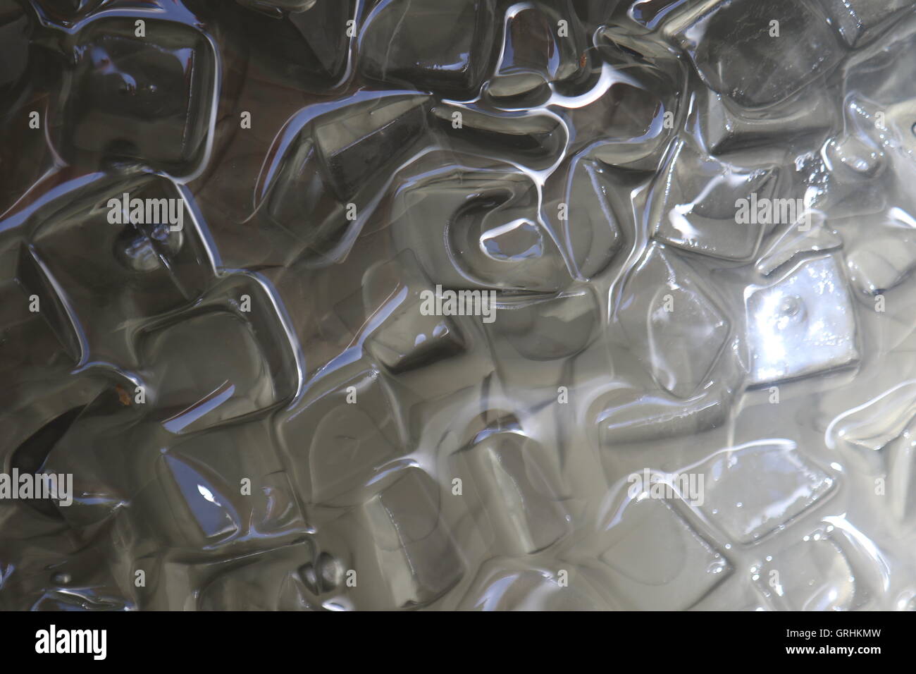 Ice cubes floating in water at Steenberg Wines, Cape Town, South Africa ...